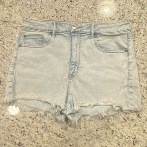 AEO Cut Off Jean Shorts | Next Level Stretch | Super High Waisted | Size 12